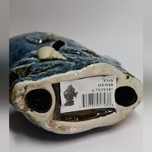 Large Ceramic Fish Figurine - Picture 5 of 6